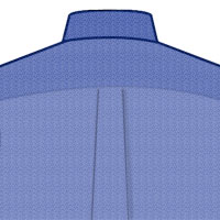 Custom-Tailored-Dress-Shirt-Pleat-Back