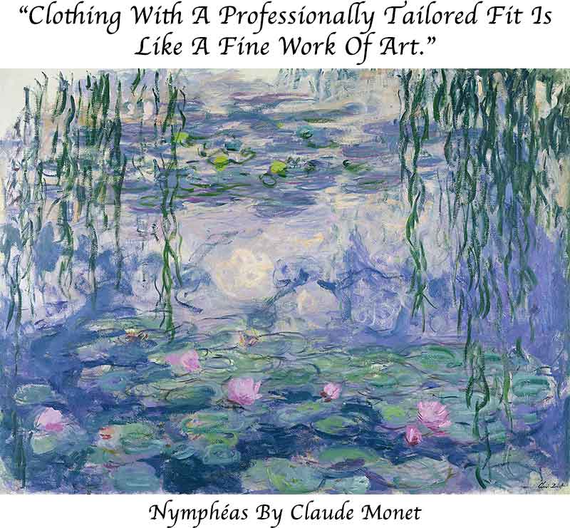Claude_Monet_Nympheas-Custom-Hong-Kong-Tailor Custom Tailored ClothingIs Like Fine Art